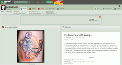 Desktop Screenshot of hellcatmolly.deviantart.com