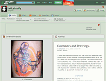 Tablet Screenshot of hellcatmolly.deviantart.com