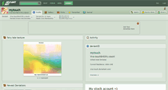 Desktop Screenshot of mytouch.deviantart.com