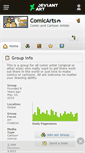 Mobile Screenshot of comicarts.deviantart.com