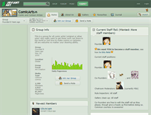Tablet Screenshot of comicarts.deviantart.com
