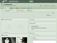 Tablet Screenshot of ld-resources.deviantart.com