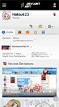 Mobile Screenshot of natsu623.deviantart.com