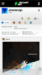 Mobile Screenshot of phatdesign.deviantart.com