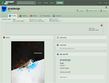 Tablet Screenshot of phatdesign.deviantart.com