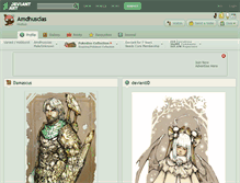 Tablet Screenshot of amdhuscias.deviantart.com