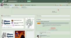 Desktop Screenshot of foxxa.deviantart.com