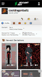 Mobile Screenshot of cooldragonballz.deviantart.com
