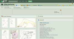 Desktop Screenshot of killian-darkhunter.deviantart.com