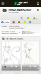 Mobile Screenshot of killian-darkhunter.deviantart.com
