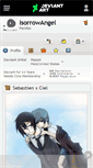 Mobile Screenshot of isorrowangel.deviantart.com