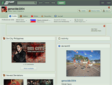 Tablet Screenshot of genocide2004.deviantart.com