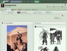 Tablet Screenshot of princepssenatus.deviantart.com