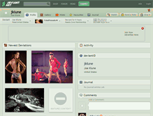 Tablet Screenshot of jklune.deviantart.com
