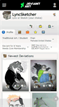 Mobile Screenshot of lyncsketcher.deviantart.com
