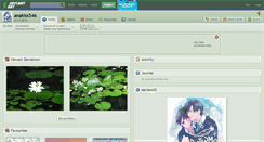 Desktop Screenshot of anakiss546.deviantart.com