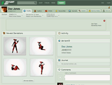 Tablet Screenshot of doc-jones.deviantart.com