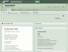 Tablet Screenshot of katiekadence.deviantart.com