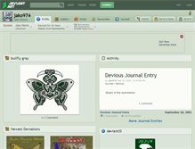Tablet Screenshot of jako974.deviantart.com