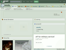Tablet Screenshot of emrefa.deviantart.com