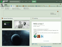Tablet Screenshot of g94.deviantart.com