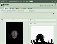 Tablet Screenshot of beezard.deviantart.com