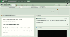 Desktop Screenshot of pacifierboy.deviantart.com