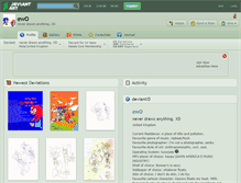 Tablet Screenshot of ewo.deviantart.com
