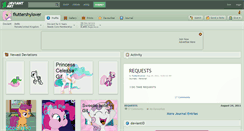 Desktop Screenshot of fluttershylover.deviantart.com