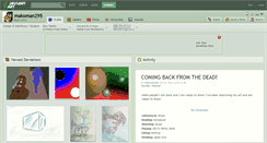 Desktop Screenshot of makoman295.deviantart.com