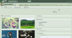 Desktop Screenshot of livekernelevent.deviantart.com