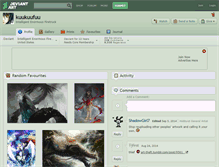 Tablet Screenshot of kuukuufuu.deviantart.com
