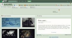 Desktop Screenshot of my-art-rebirth.deviantart.com