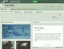 Tablet Screenshot of my-art-rebirth.deviantart.com