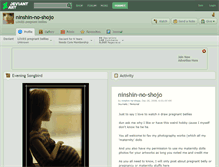 Tablet Screenshot of ninshin-no-shojo.deviantart.com