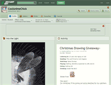 Tablet Screenshot of coolanimechick.deviantart.com