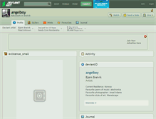 Tablet Screenshot of angelboy.deviantart.com