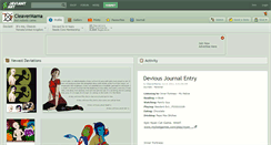 Desktop Screenshot of cleavermama.deviantart.com