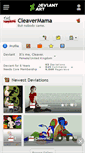 Mobile Screenshot of cleavermama.deviantart.com