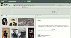 Desktop Screenshot of hamus.deviantart.com