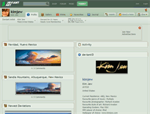 Tablet Screenshot of kimjew.deviantart.com