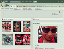 Tablet Screenshot of fr3shz.deviantart.com