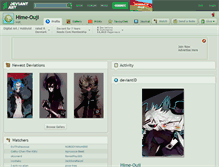 Tablet Screenshot of hime-ouji.deviantart.com
