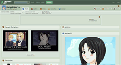 Desktop Screenshot of mangaeater16.deviantart.com