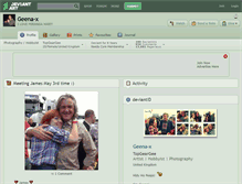 Tablet Screenshot of geena-x.deviantart.com