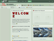 Tablet Screenshot of da-central.deviantart.com