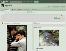 Tablet Screenshot of harrysirius.deviantart.com