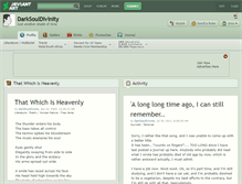 Tablet Screenshot of darksouldivinity.deviantart.com