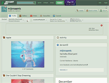 Tablet Screenshot of mijnnaamis.deviantart.com