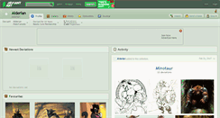 Desktop Screenshot of alderian.deviantart.com